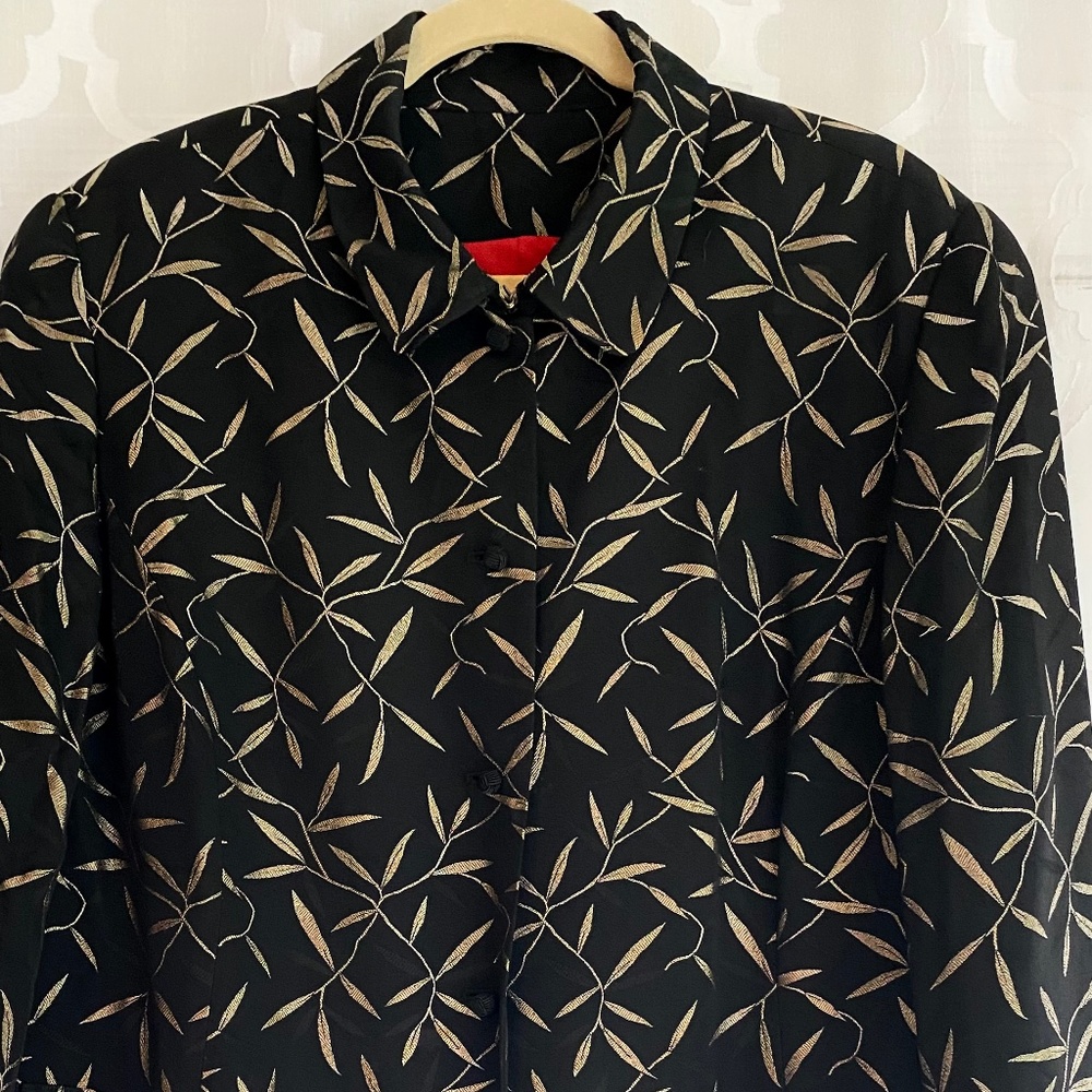 Asian Tunic  Black by  Jacket Dana Buchman